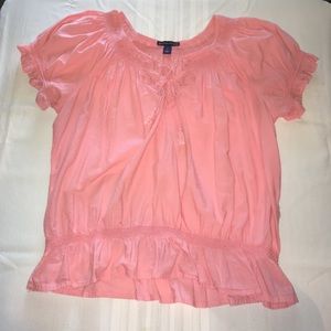 Women’s pink top